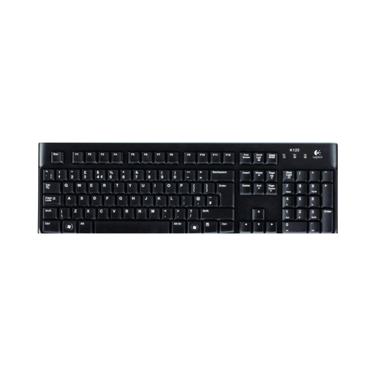 Logitech K120 Wired Keyboard - Black